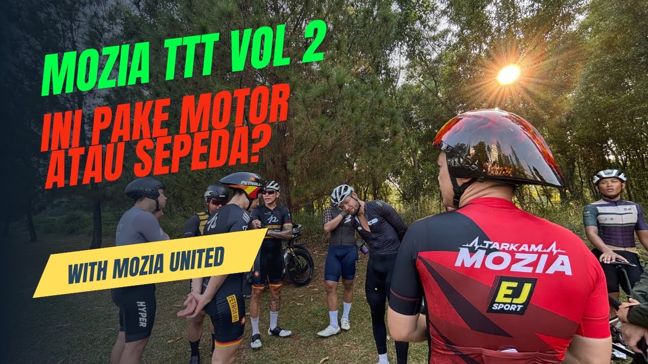 Kebut-Kebutan Team Time Trial Bareng Pesepeda Kawakan di Mozia Loop | Speednya Kayak Motor!