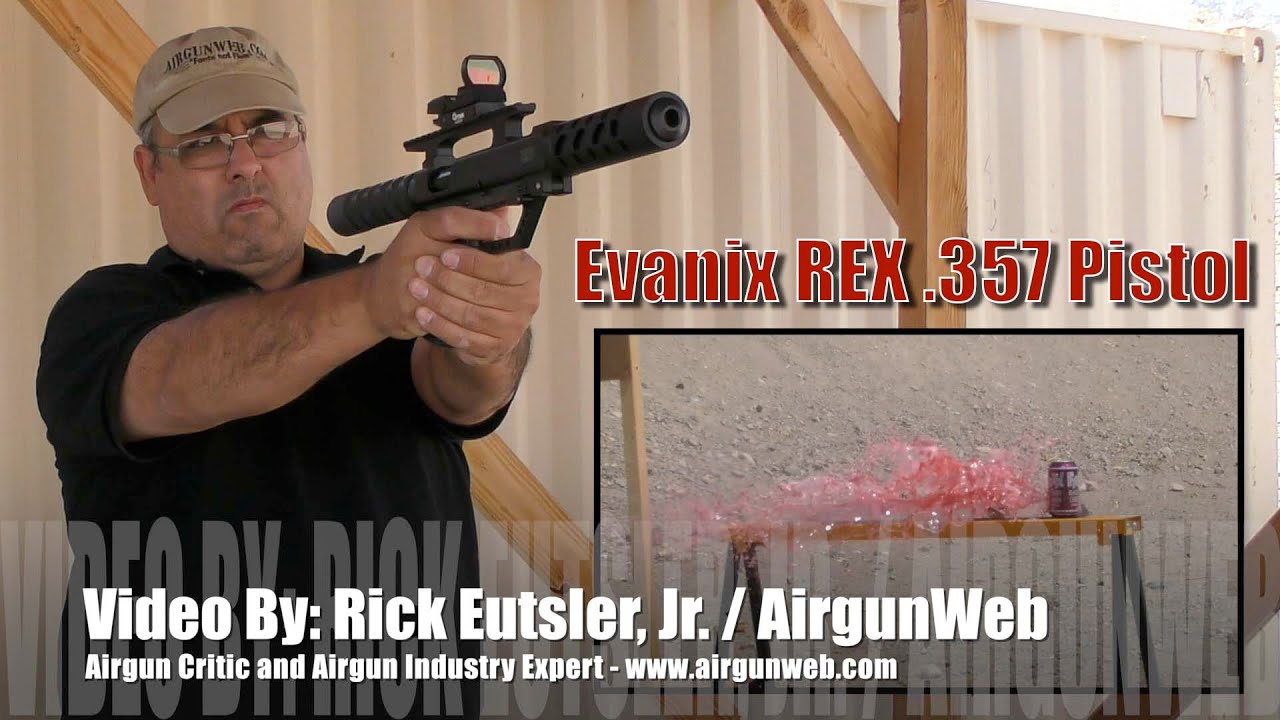 Evanix REX 9mm / .357 Air Pistol Review - By AirgunWeb