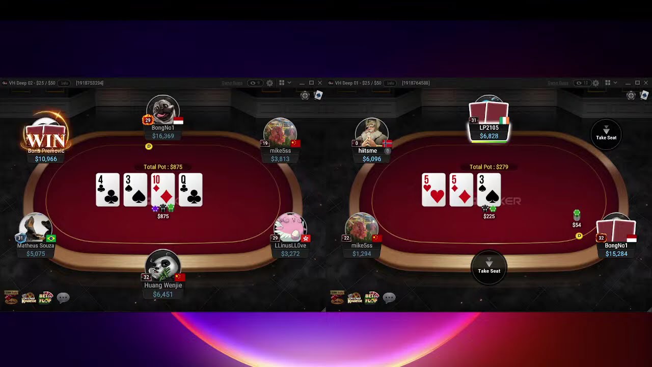 $25/$50 Matheus Souza Vs LLinusLL0ve Vs BongNo1 Vs Huang Wenjie Vs mike5ss 🔥 High Stakes Poker