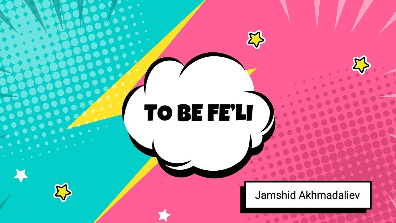 ⚡️Dars 1 - To be fe'li - Ingliz tili grammatikasi