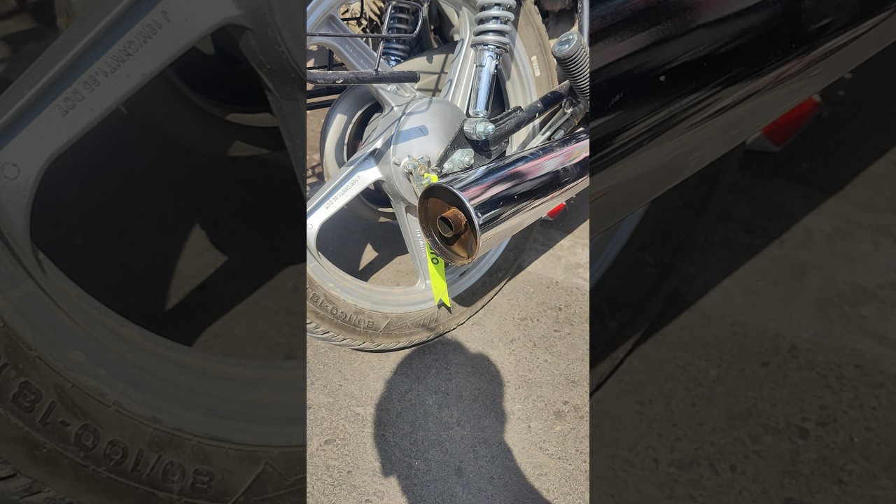 splendor bs6 silencer exhaust 🤑 #bikemaster07 #splendor #shorts #viralvideo