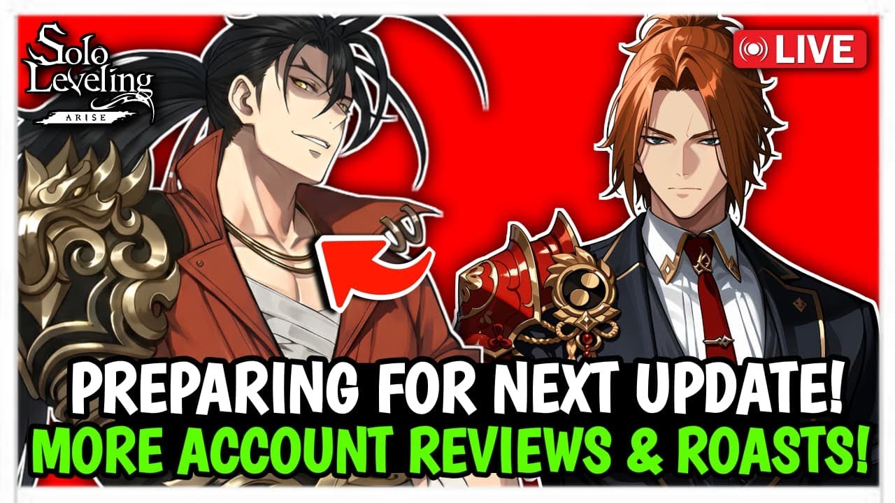 MORE ACCOUNT REVIEWS & ROASTS! UPDATE IN 9 DAYS - Solo Leveling: Arise