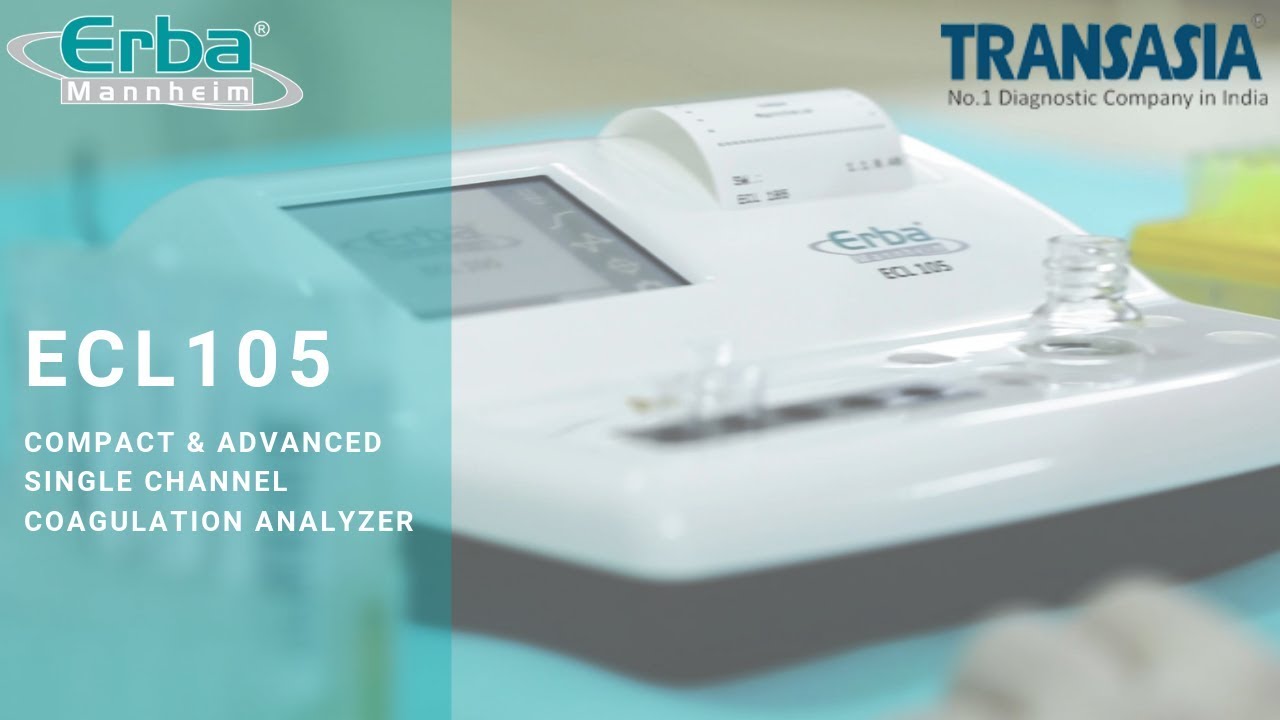 ECL 105 - Single Channel Coagulation Analyzer