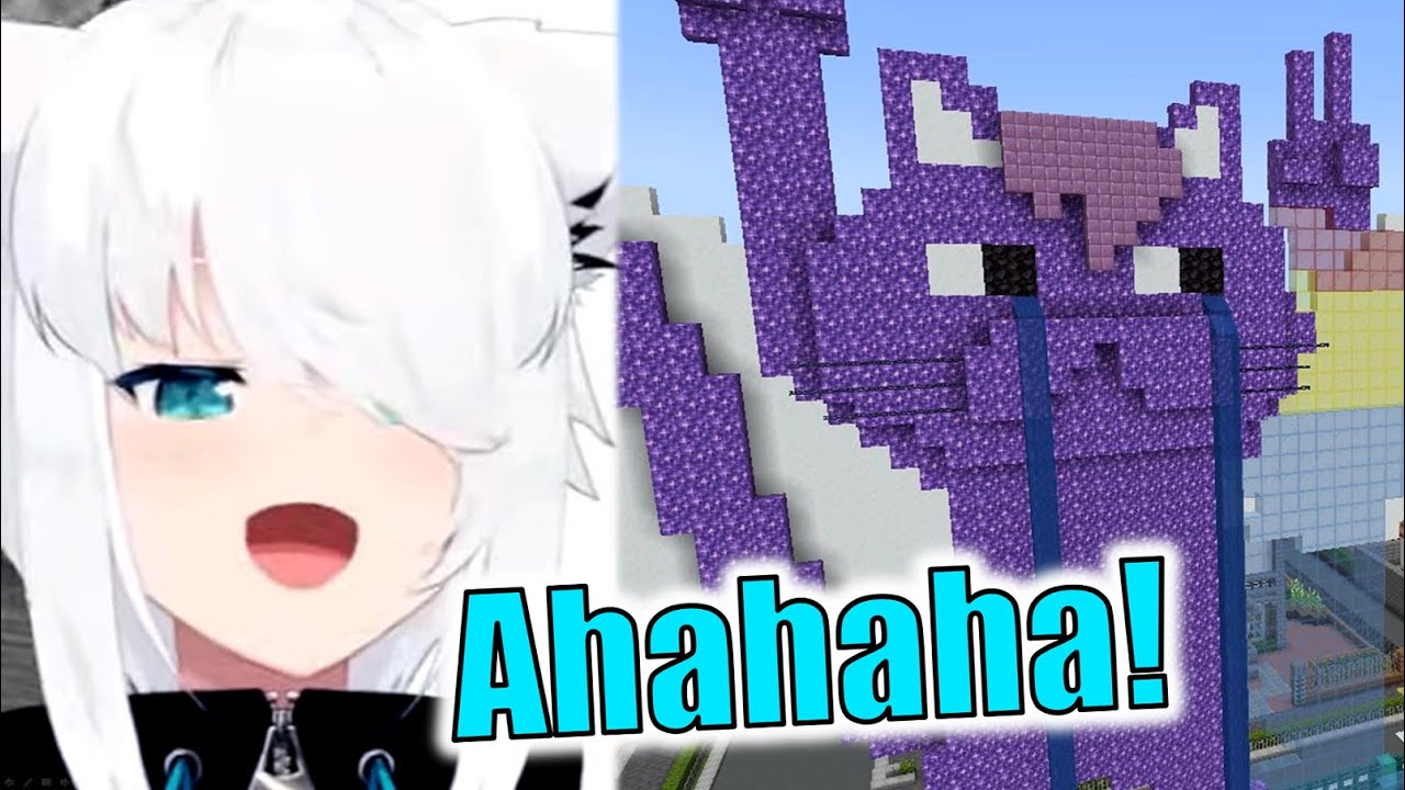 [ 31 Oct 2023 ] Fubuki can't stop laughing at Fubuzilla VS Okanyan [ Eng Subs ]