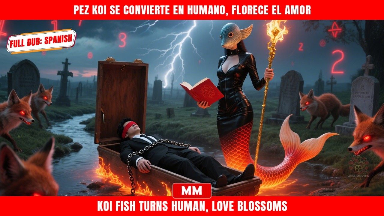 Pez Koi Se Convierte En Humano, Florece El Amor | Acción de CEO | HUB de Películas Asiáticas