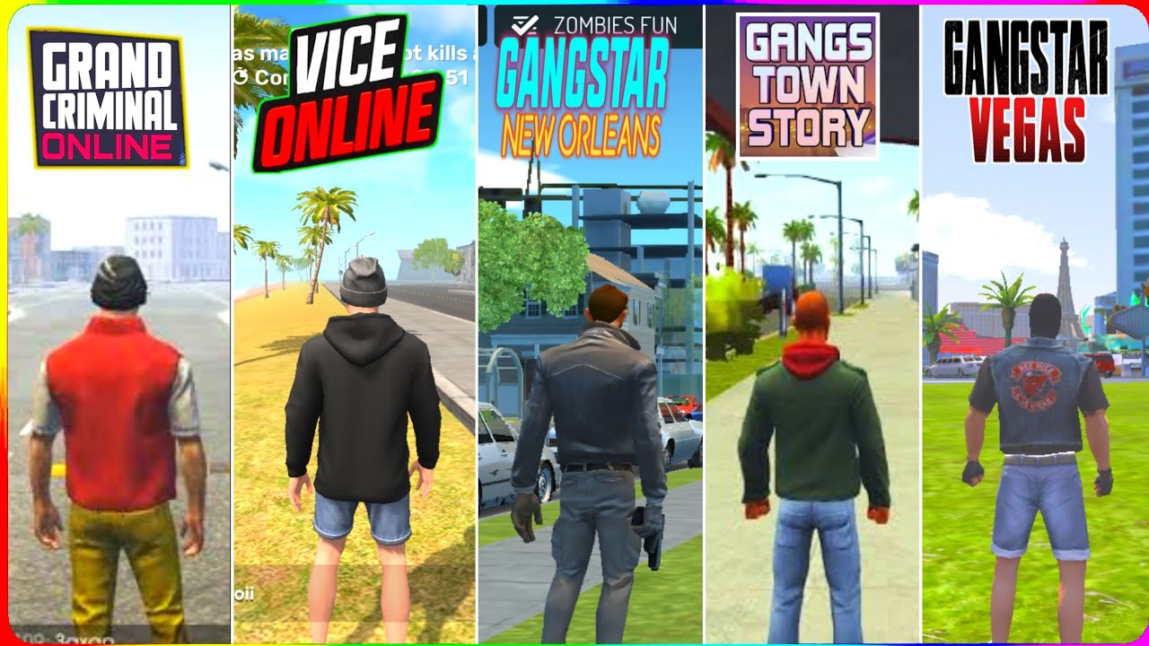 Gangstar Vages VS Gangstar New Orleans VS Grand Cremnal Online VS Vice Online VS Gangs Town Story .