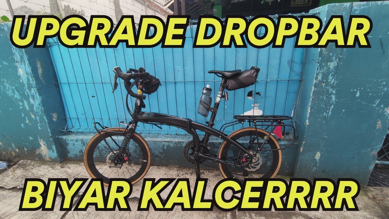 UPGRADE SEPEDA LIPAT JADI DROPBAR untuk Long Ride | Tern Verge P10