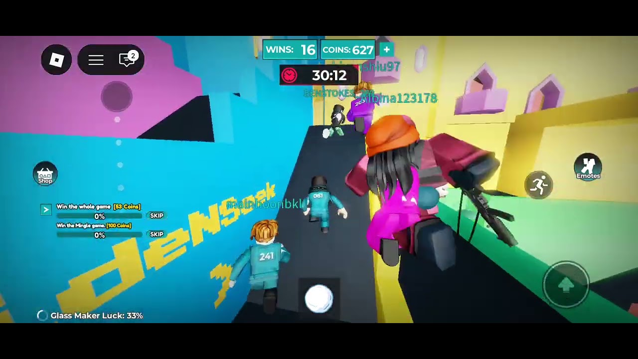 Roblox squid game ( subscribe,comment share,like,for more videos )
