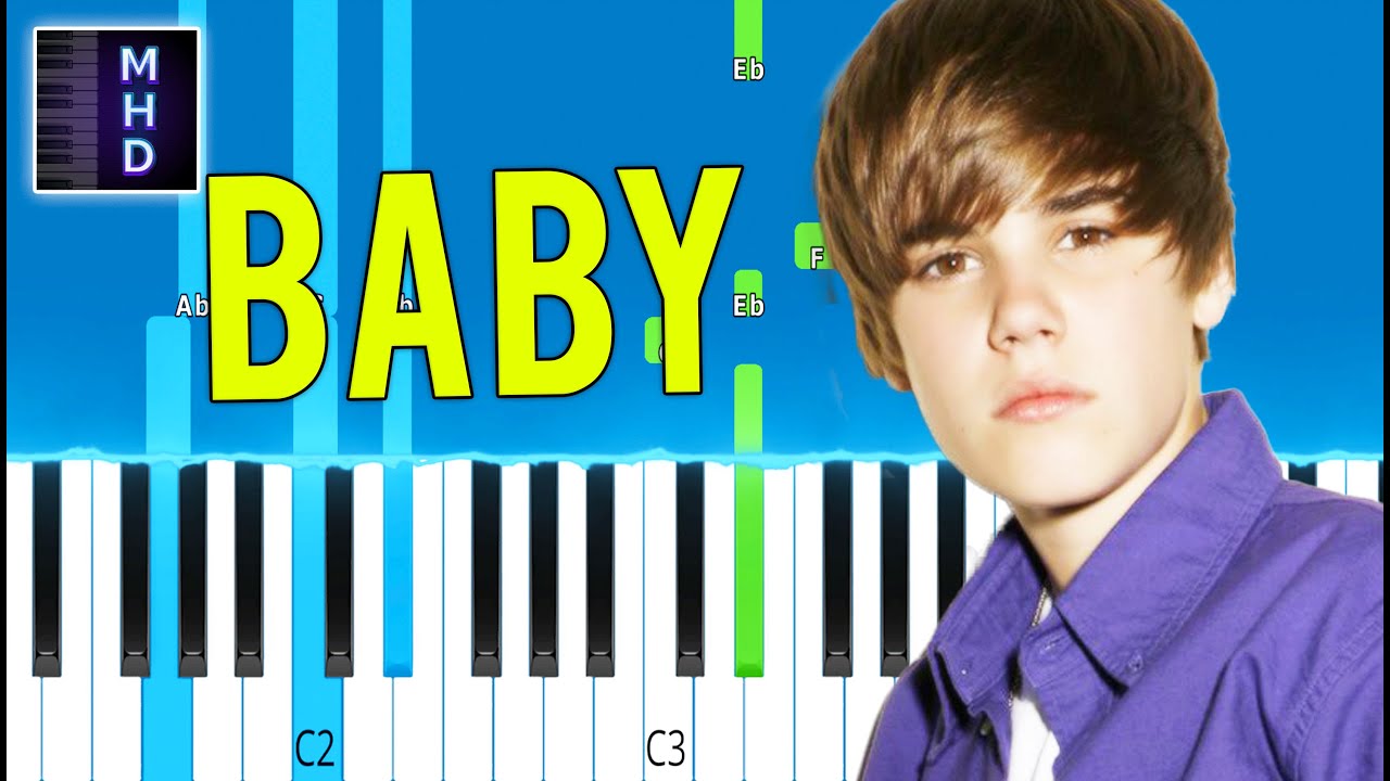 Justin Bieber - Baby - Piano Tutorial