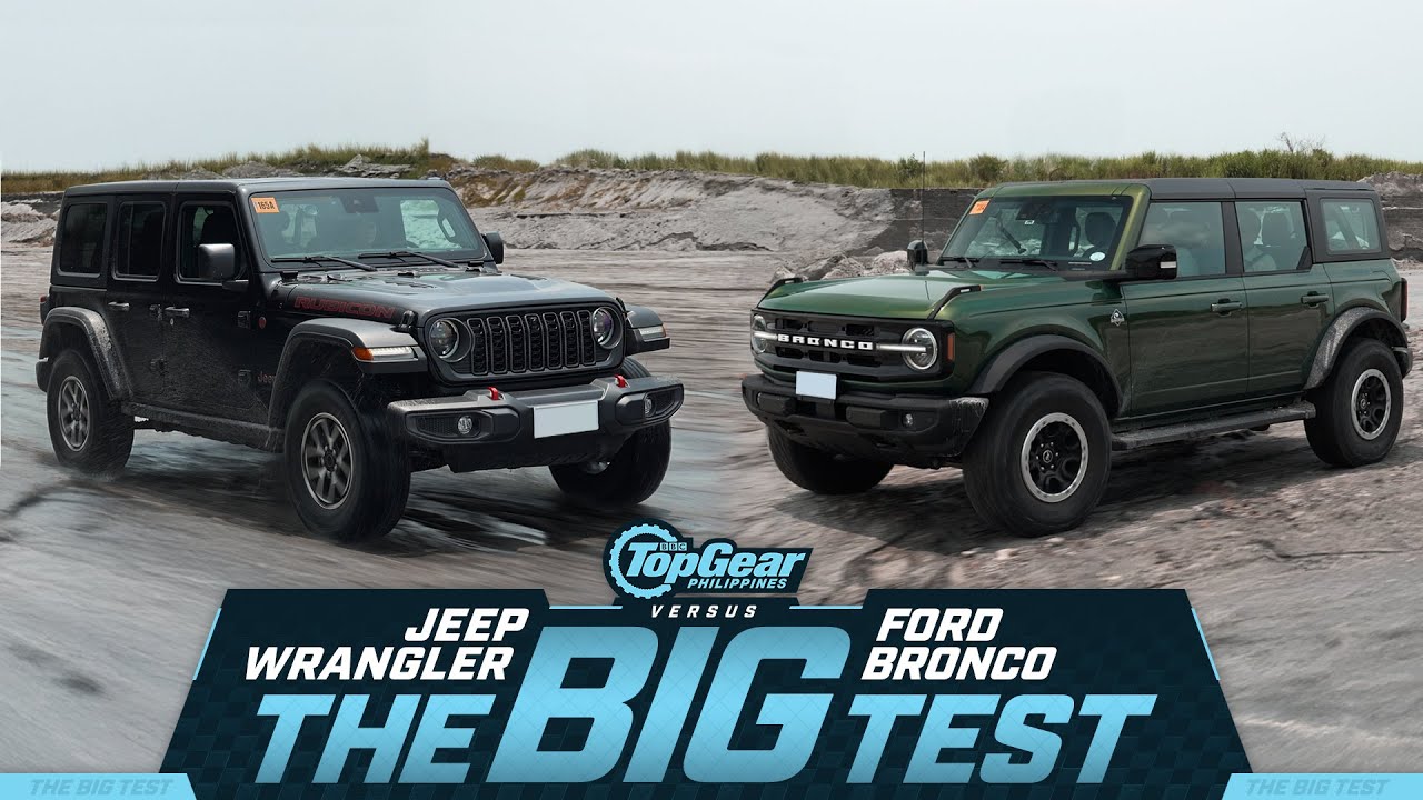 Ford Bronco vs. Jeep Wrangler Rubicon: 4x4 SUV Big Test | Top Gear Philippines
