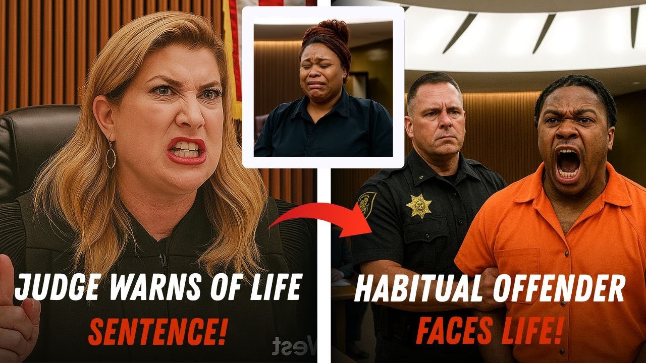 😱 Judge WARNS: Habitual Offender Faces LIFE in Prison!