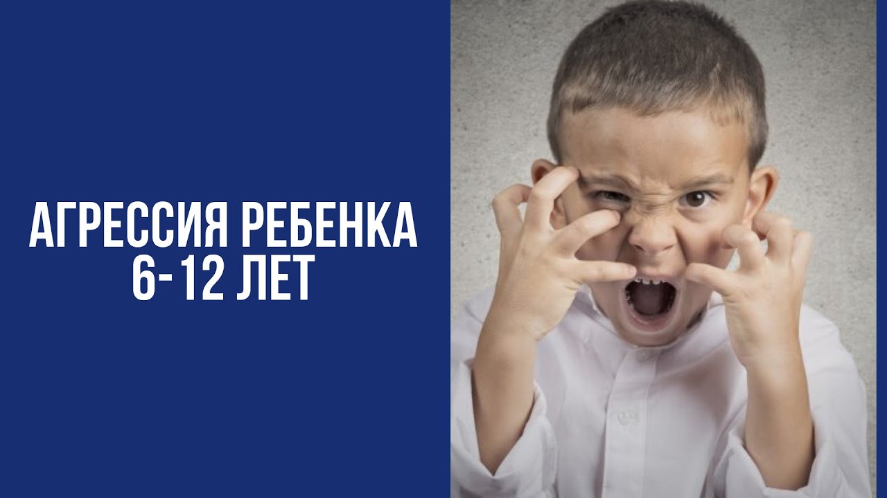 Агрессия ребенка 6-12 лет. Что делать родителю?