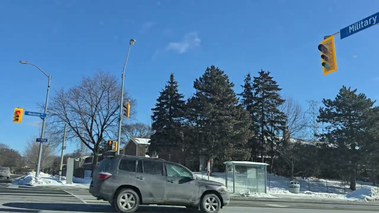 Vlog for driving Road to street 🚧 Ontario Canada 🍁🇨🇦February 20 2026