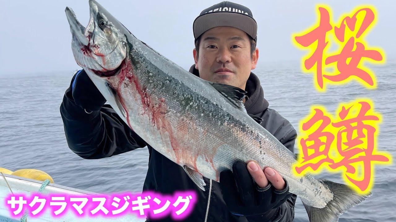 【青森県桜鱒】初めてのサクラマスジギングで良型ゲット！？
