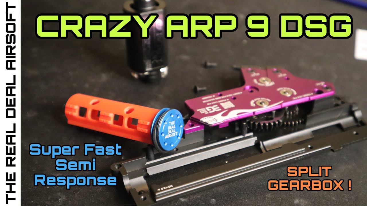 CRAZY DSG ARP 9 полуавтоматический отклик раздельная коробка передач Air Soft