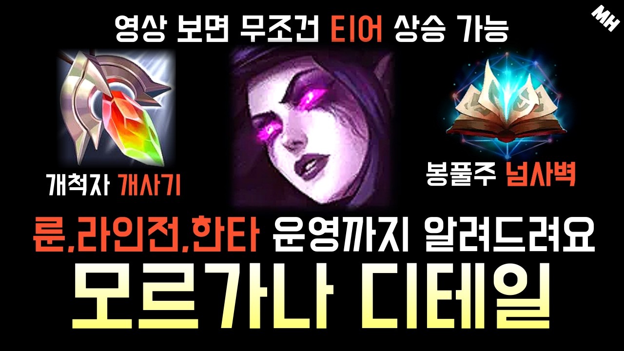 잘 알려주는 강의) 모르가나 vs 니코