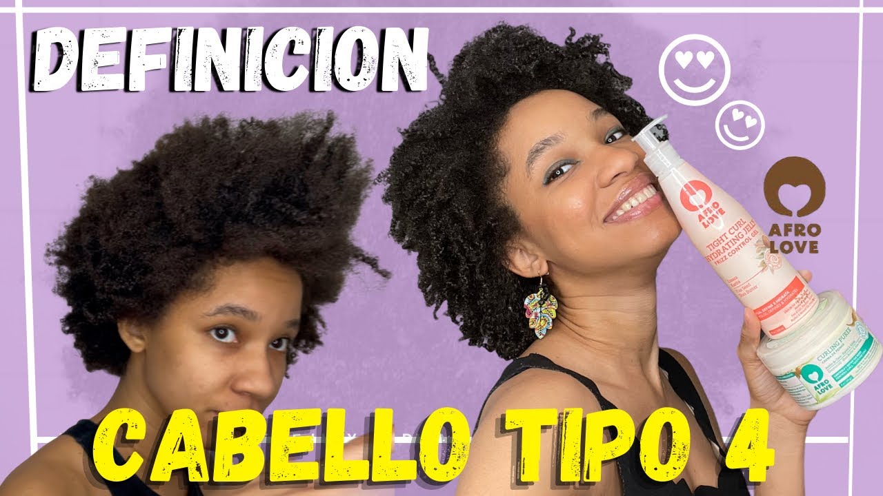 Crema de peinar vs gel de afrolove | definición en cabello crespo | tipo 4 | Wash and go