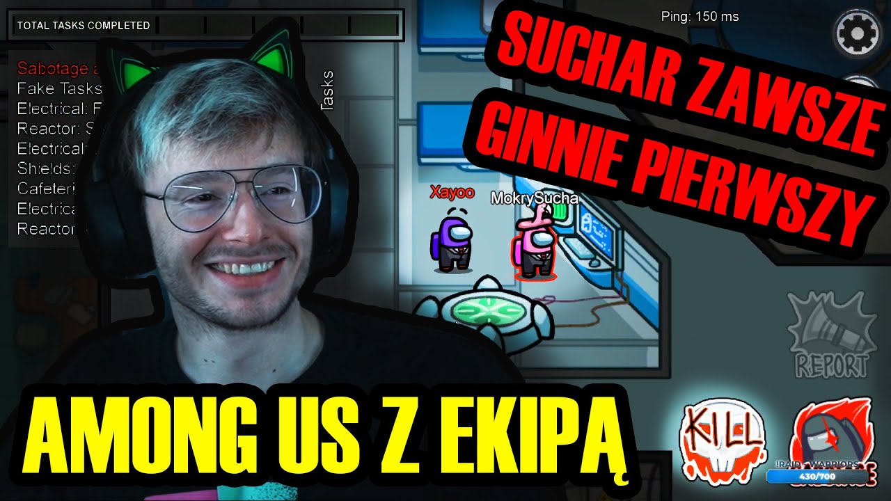 XAYOO - GNĘBIENE SUCHARA, AMONG US Z EKIPĄ