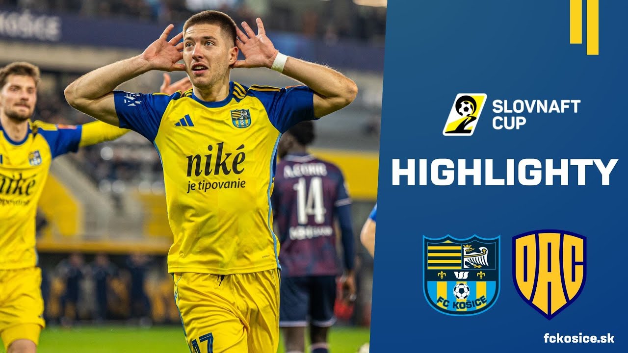 FC Ko&scaron;ice - DAC Dunajsk&aacute; Streda 4:0 &scaron;tvrťfin&aacute;le  Slovnaft cup