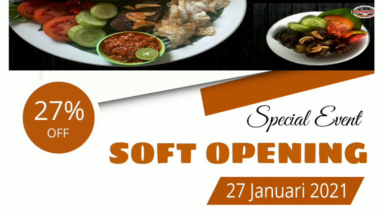 SOFT OPENING 27 Januari 2021 MANGPRANG FOOD CORNER [ hub 77 Gatsu 77 Bdg ]