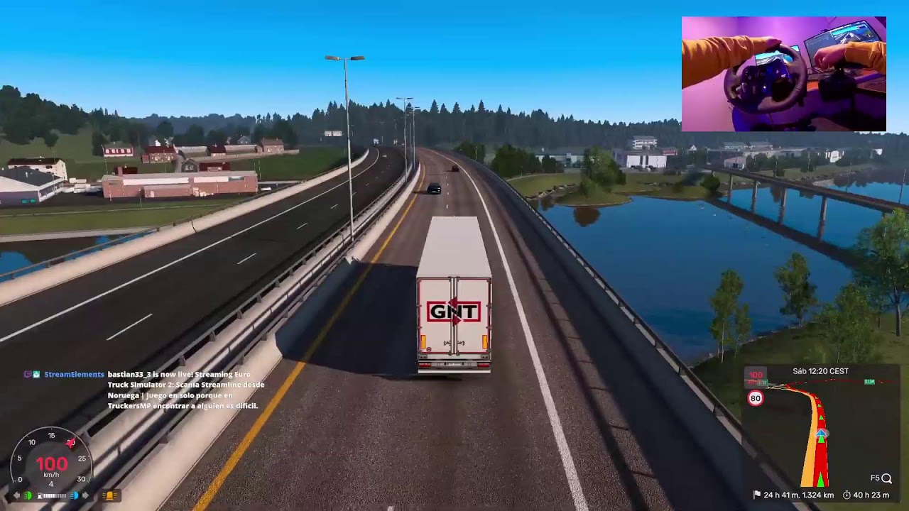 Scania Streamline desde Noruega | Juego en solo porque en TruckersMP encontrar a alguien es dificil.