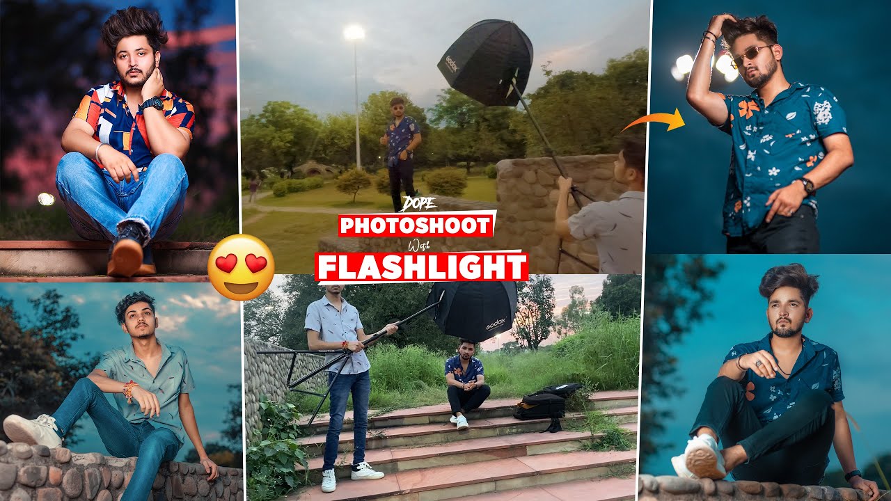 Outdoor  Photoshoot With FlashLight & SoftBox - Photoshoot BTS Vlog - NSB Pictures