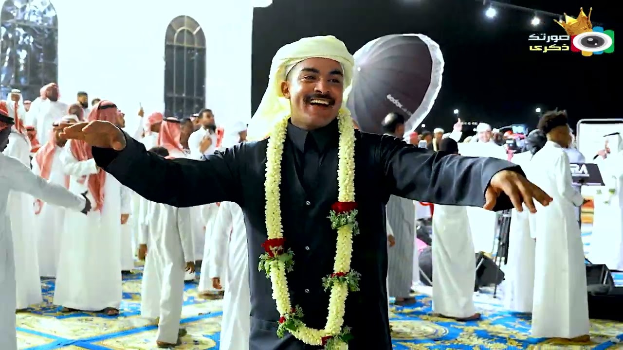 ابراهيم المشولي |  انا سريت الليل في الظلمه - زواج سعد بن محمد فقيهي