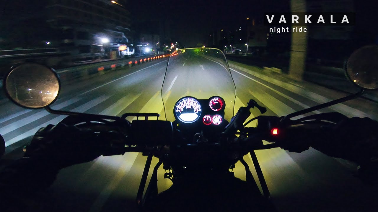 Night Ride to Varkala - Himalayan BS6