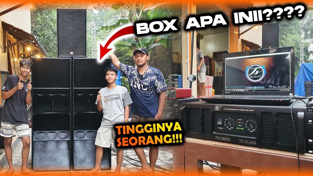 BOX SUB 21" TINGGI NYA SEORANG😯😯