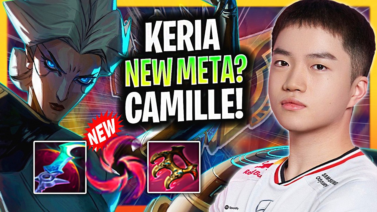 THE NEW SUPPORT META?! 🚨 Keria Camille is Breaking SoloQ!  T1 Keria Plays Camille Support Patch 26.9