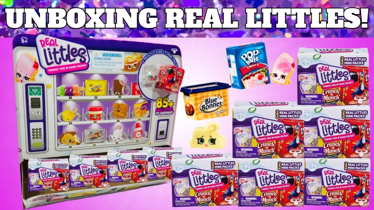 UNBOXING Shopkins REAL LITTLES Season 14  Blind Bag Opening!!