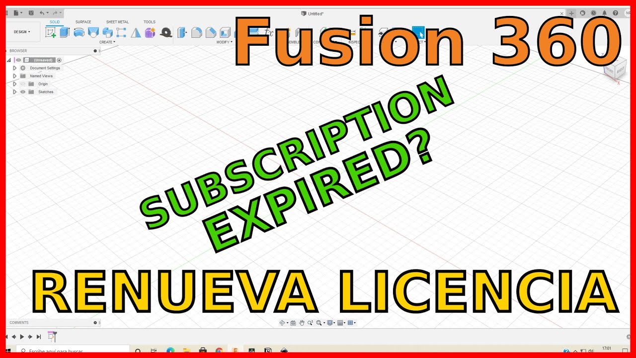 C&oacute;mo RENOVAR la licencia EDUCACI&Oacute;N o PERSONAL de Fusion 360