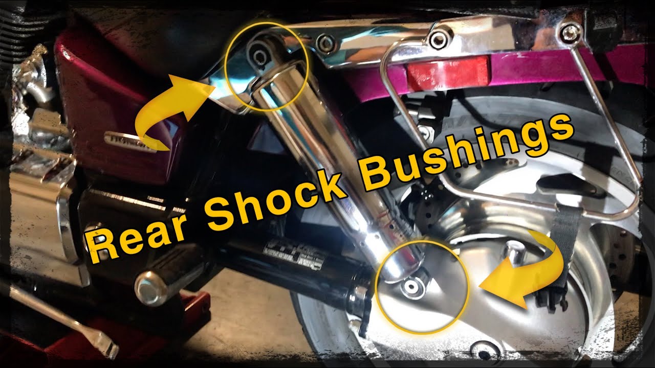 Honda VTX Rear Shock Bushings Replacement