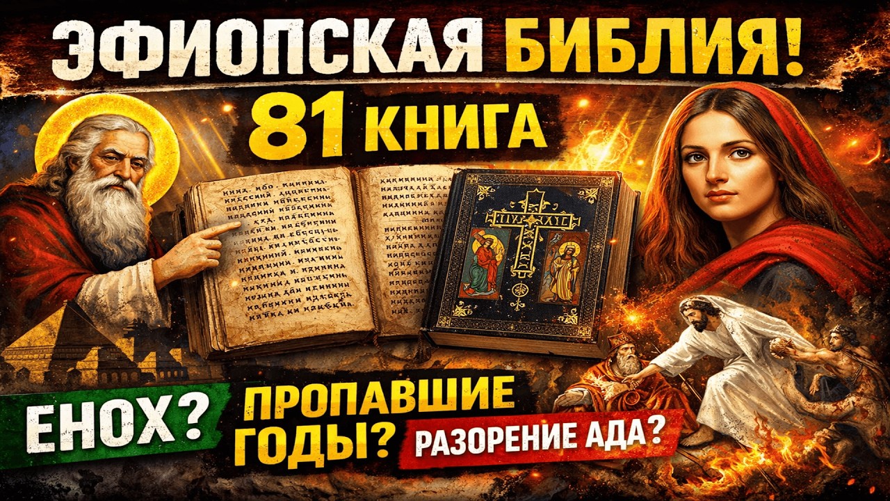 Эфиопская Библия: 81 книга и тексты, которых нет в вашей Библии (Енох, “пропавшие годы”, Магдалина)