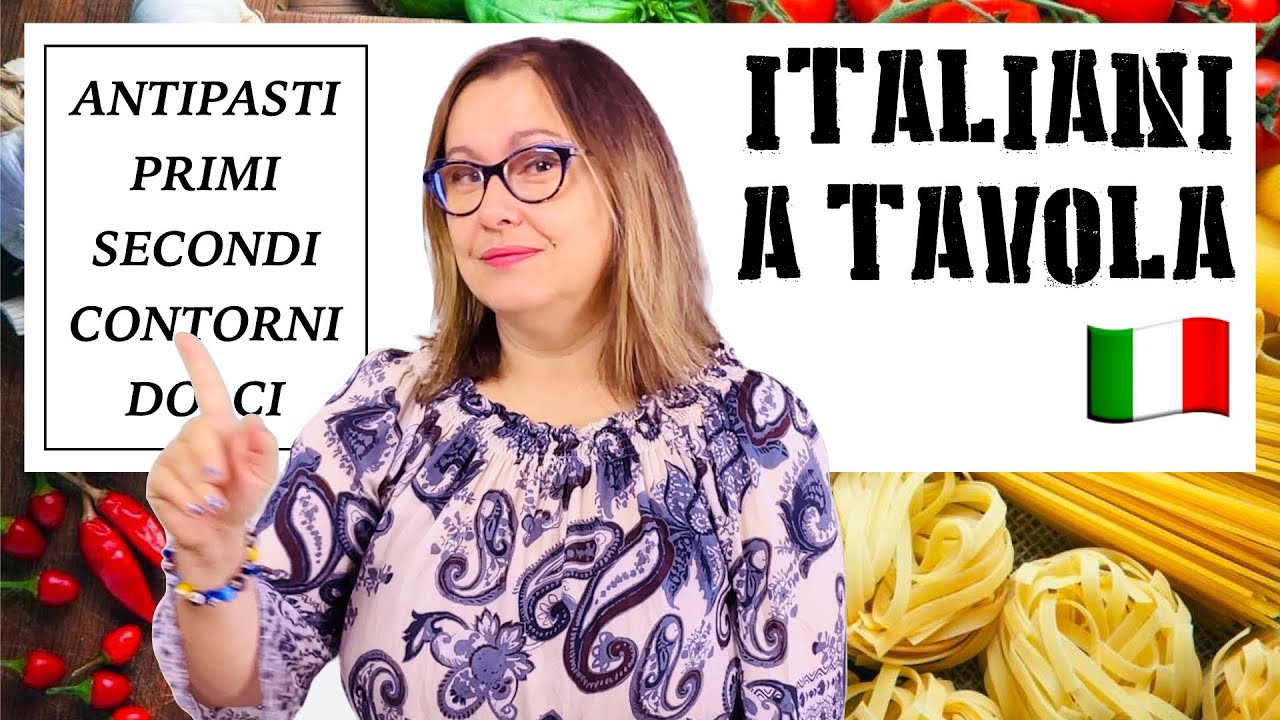 Gli italiani a tavola - Italian Food Culture (ITA & ENG subs) | Italian Listening Practice