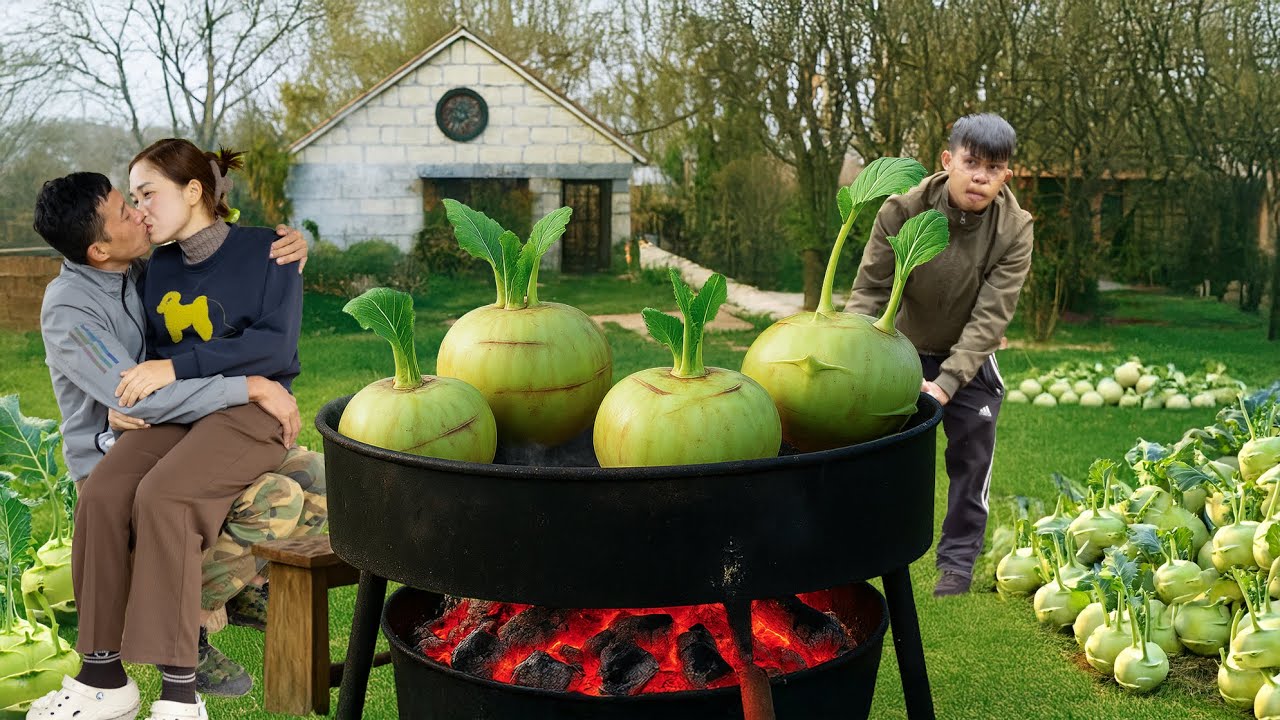 The CEO’s Family Harvests 1000+ GIANT Kohlrabi | The Unexpected Aftermath Stunned Everyone