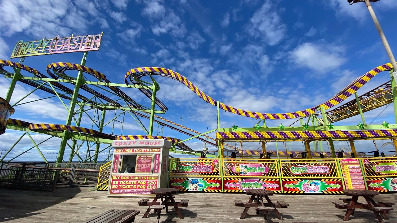 Crazy Coaster - Peter Sedgwick (Onride) Blackpool South Pier [2021]