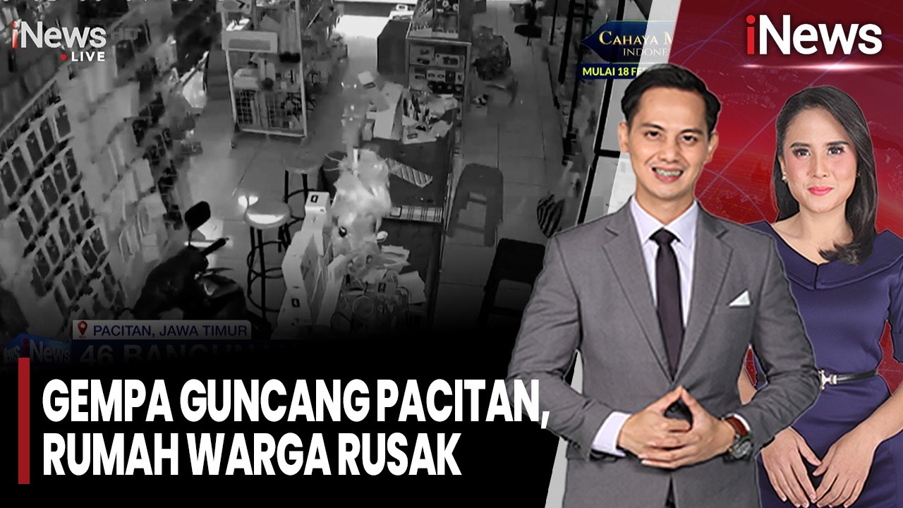 Gempa Pacitan, Rumah Warga Rusak & Roboh | iNews Pagi (08/02)