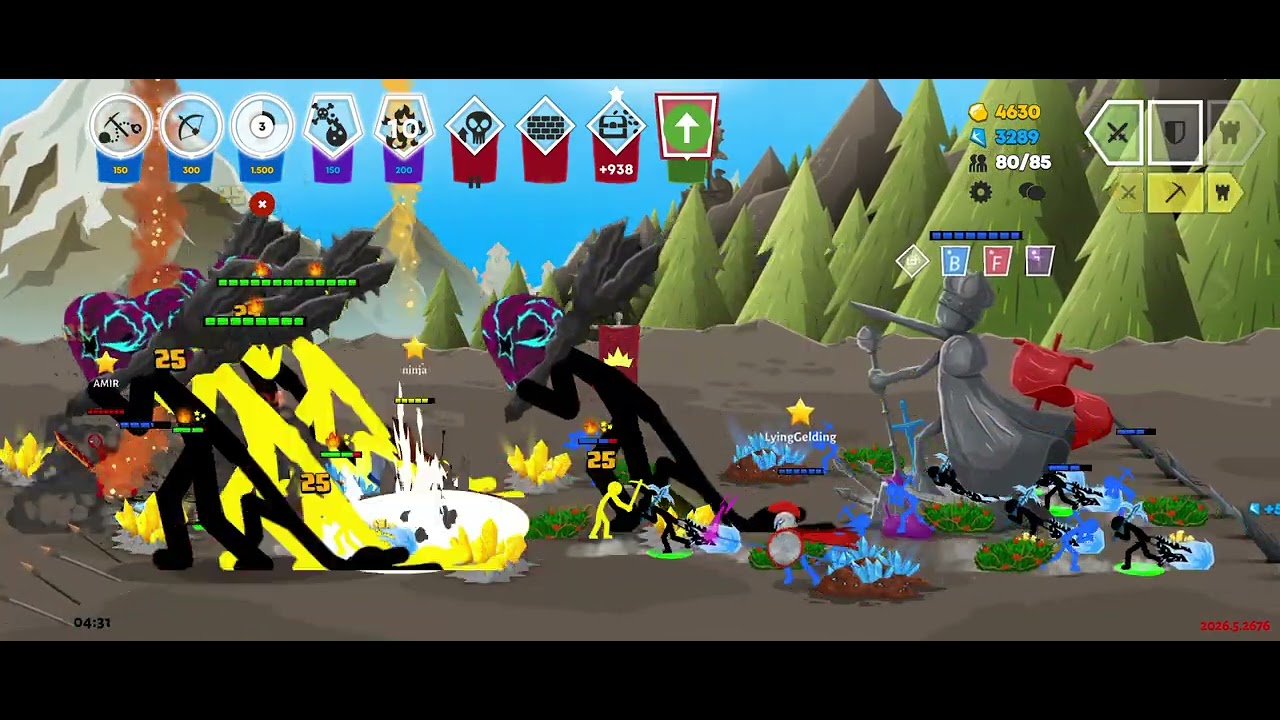 Stickwar stickman saga online War Game 26 02