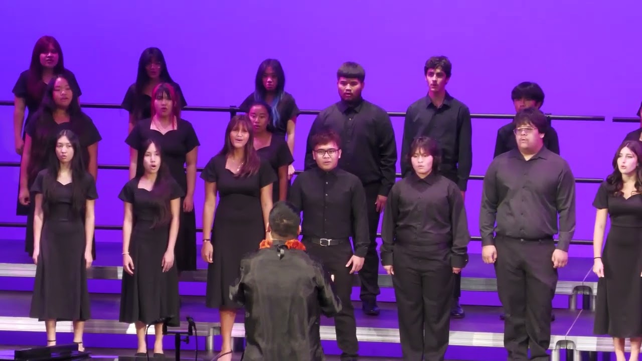 Lahainaluna High School Concert Choir at the 26th Annual Maui District High School Choir Festival