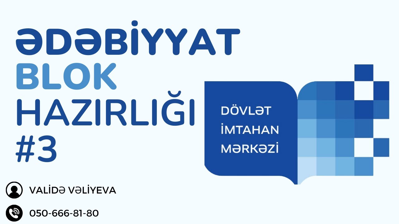 Ədəbiyyat 3.təkrar 