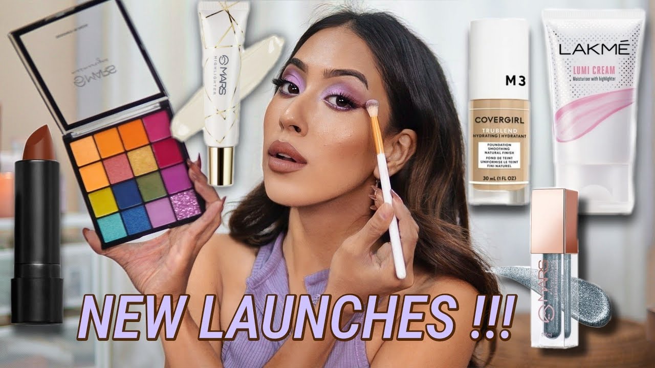 Testing NEW Makeup Launches and Haul / Lakme, Mars, Blue Heaven, Ccovergirl!