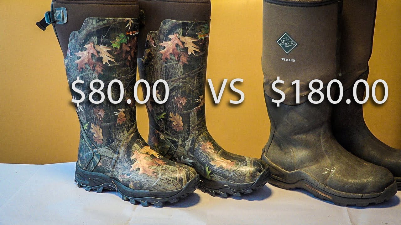 HISEA Apollo VS Muck Wetland Insulated Boots, AND What I wear when videoing winter wildlife, QUIET.