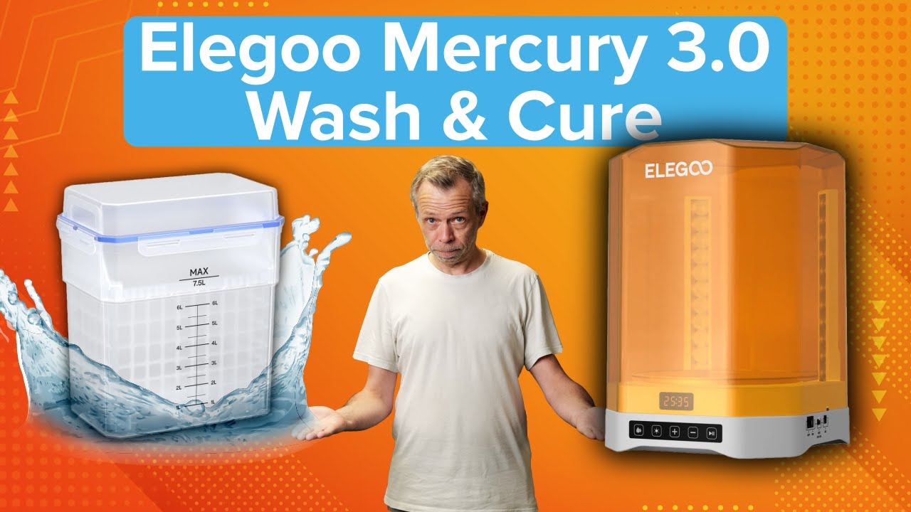 Станция для мойки и сушки Elegoo Mercury 3.0 | Распаковка и обзор