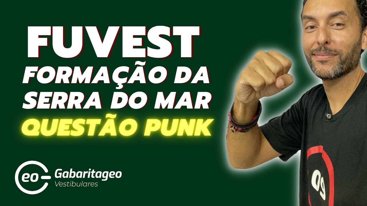 Fuvest 2026 | Formação da Serra do Mar | Relevo | GabaritaGeo