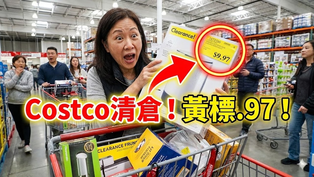 Costco2月清倉大爆發！這6樣東西價格跌到腳脖子，比折扣刊還便宜！看到黃色標籤 97千萬別手軟！#Costco #清倉活動 #優惠 #折扣 #黃色標籤 #好康 #網購