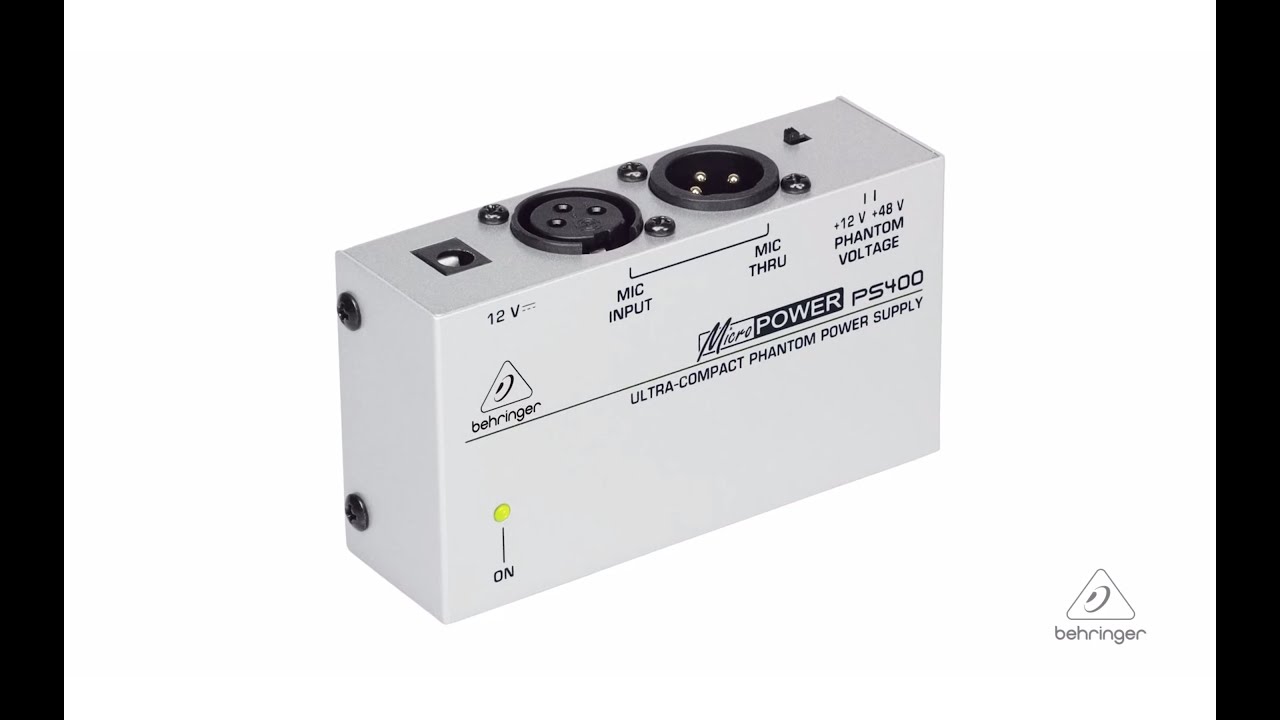 MICROPOWER PS400 Ultra-Compact Phantom Power Supply