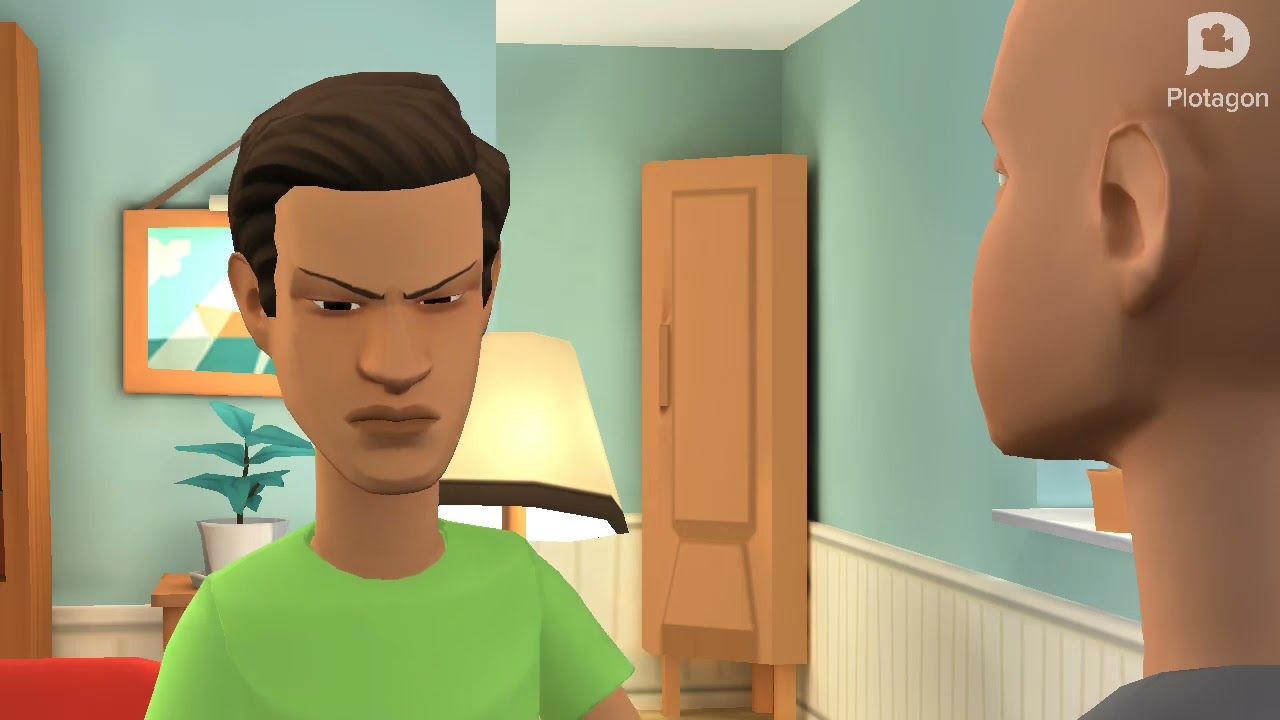 plotagon classic Caillou gets grounded bloopers