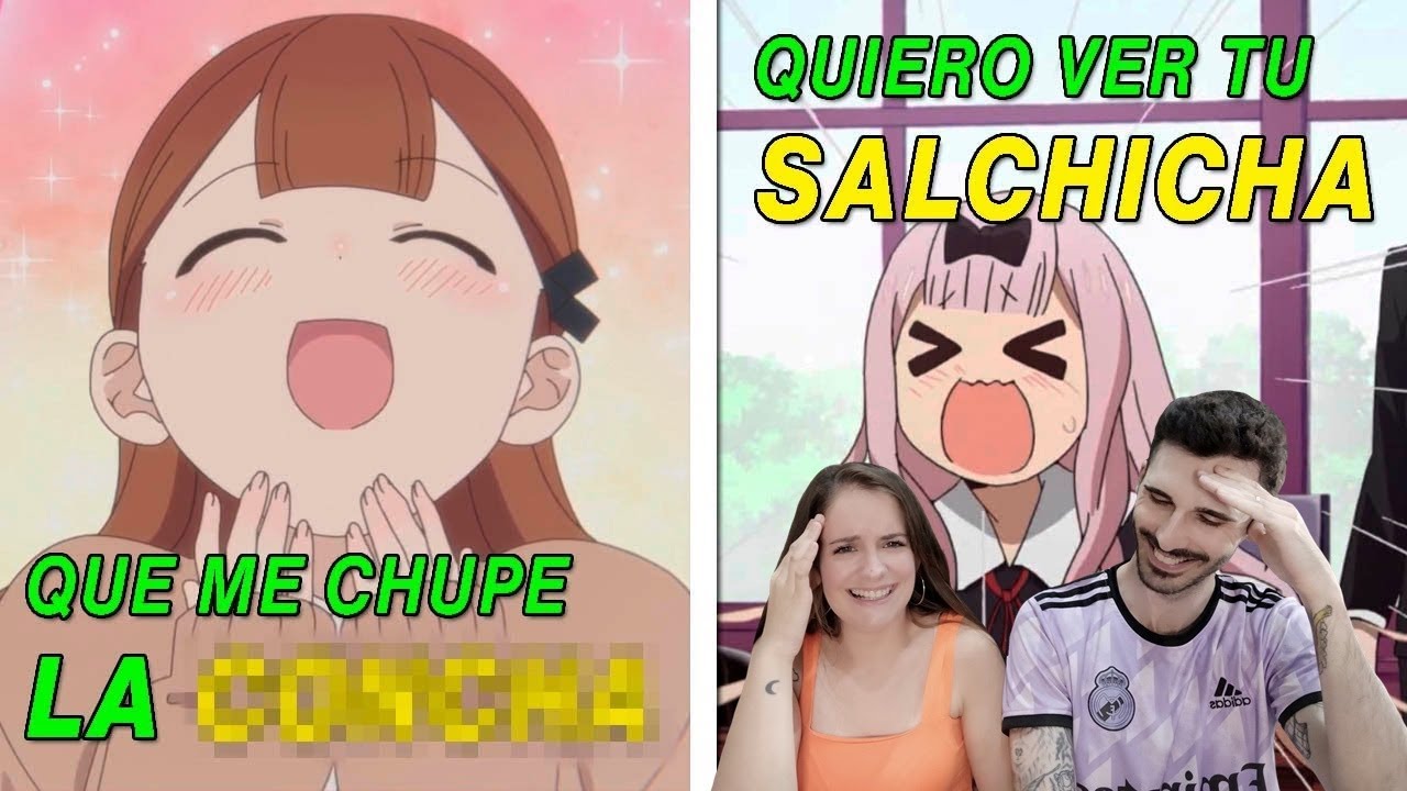 ESPAÑOLES REACCIONAN A DOBLAJES PERRONES EDICION KAGUYA SAMA