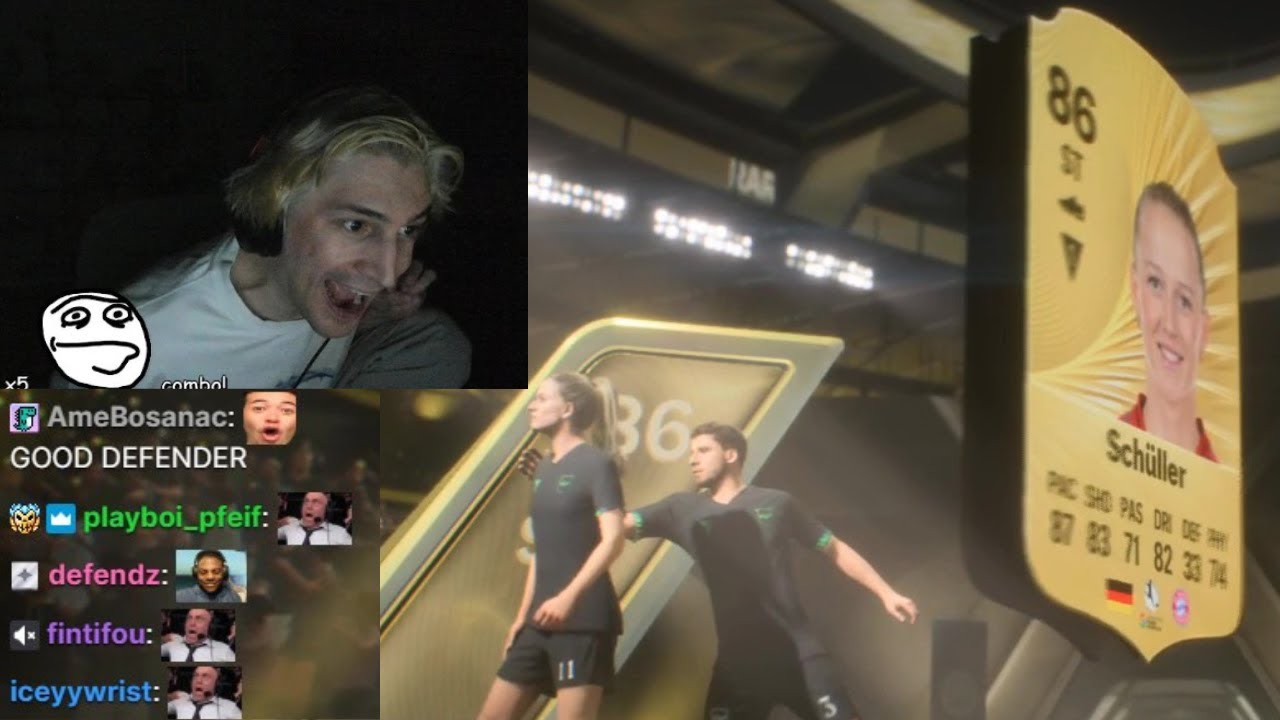 xQc впервые дважды покидает площадку EAFC 26
